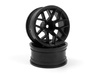 RTR WHEEL 26MM BLACK (6MM OFFSET/2PCS) #160400