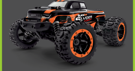 Samochód zdalnie sterowany RC #540210 Slyder MT Turbo 1/16 4WD 2S Brushless - Orange Model Auto RC
