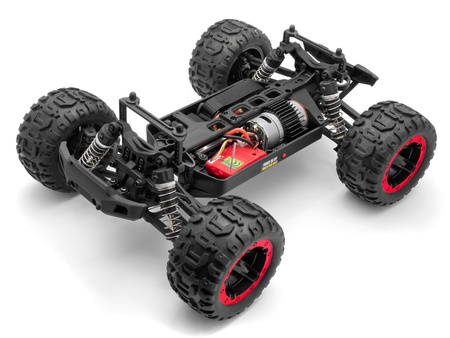 BlackZon Slyder MT 1/16 4WD Electric Monster Truck - Red #540098