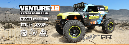 Samochód zdalnie sterowany RC #160804 Venture18 U4 Ford Bronco 4400 - VGJR Model auto RC