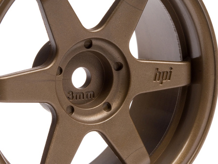 #3843 Te37 Wheel 26Mm Bronze (3Mm Offset)