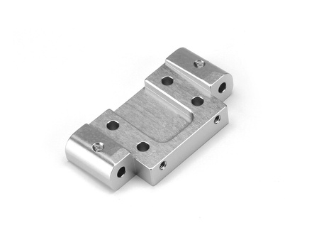 #104869 Aluminum Front Suspension Arm Mount (5 Deg/Silver)