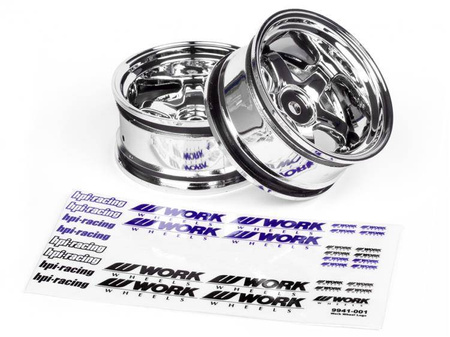 Work Meister S1 Wheel 26Mm Chrome (9Mm Offset) #3593