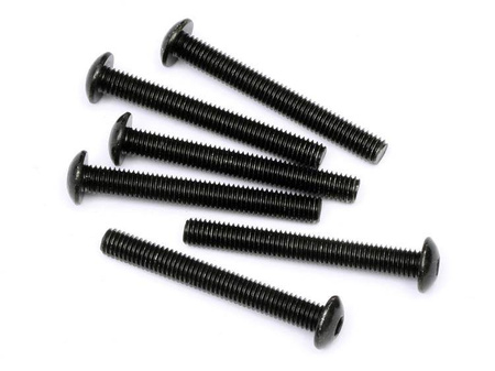 Button Head Screw M5X40Mm (Hex Socket/6Pcs) #94762