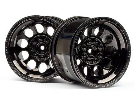 #101252 Bullet St Wheels Black Chrome (Pr)