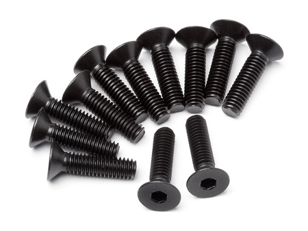 #MV24072 Flat Head Screw M4x16mm 12 Pcs