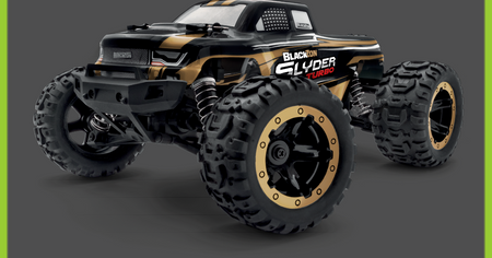 Samochód zdalnie sterowany RC #540212 Slyder MT Turbo 1/16 4WD 2S Brushless - Gold Model Auto RC