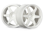 #3840 Te37 Wheel 26Mm White(3Mm Offset)