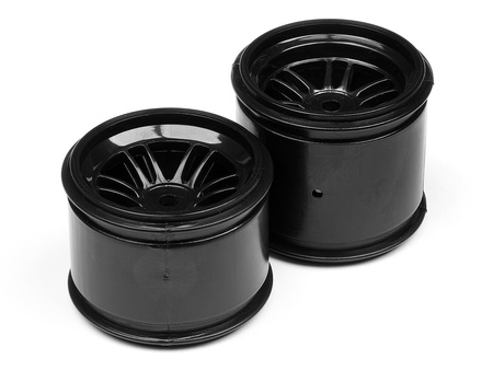 FT01 WHEEL SET (BLACK/FRONT 2pcs/REAR 2pcs) #102824