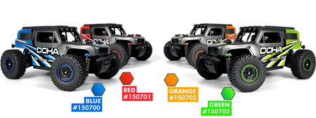 Samochód zdalnie sterowany RC #150700 Maverick Doha 1/20 4WD Electric Truck - Blue Model Auto RC