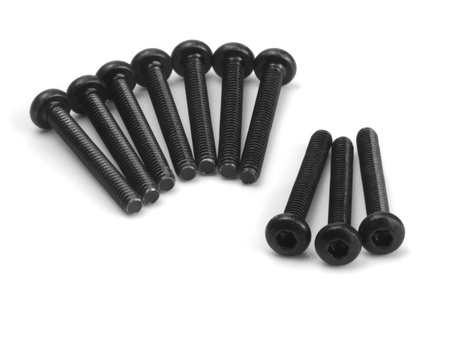 #161184 Button Head Screw M2x16mm (Hex Socket/10pcs)