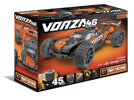 Samochód zdalnie sterowany RC #160180 Vorza Truggy Nitro Model Auto RC
