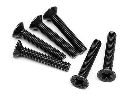 FLAT HEAD SCREW M3x18mm (6pcs) #Z530