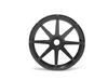 Blast Wheel Black (115X70Mm 7Inch/2Pcs) #3256