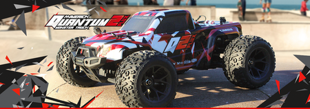Samochód zdalnie sterowany RC #150405 Quantum2 MT Flux 1/10th Monster Truck - Red Model Auto RC