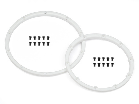 WHEEL BEAD LOCK RINGS (WHITE/FOR 2 WHEELS) #110545