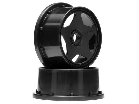 SUPER STAR WHEEL BLACK (120x60mm/2pcs) #3221