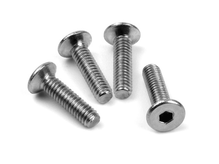 Flat Head Screw M2.6x10mm (4pcs) #150442