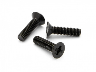 Flat Head Screw M3 X 12Mm (6Pcs) #Z528