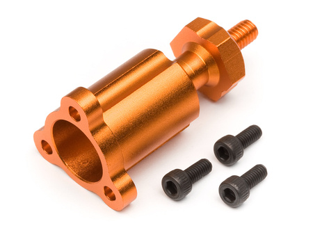 ALUMINUM WHEEL HUB RIGHT (ORANGE) #102829