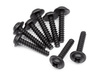 TP. FLANGED SCREW M3X15MM (8PCS) #111298