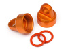 ALUMINUM TOP SHOCK CAP (ORANGE/2pcs) #108070