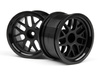 BBS Spoke Wheel 48X31mm Black (9mm Offset/2pcs) #109156