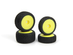 #150840 Microbe Buggy Wheel/Tyre Set (Yellow/Front/Rear)