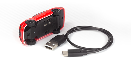 Samochód zdalnie sterowany RC #160990 nano-TTR 1989 BMW M3 E30 Ravaglia Red Model Auto RC