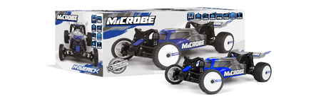 Samochód zdalnie sterowany RC #150800 Maverick Microbe 1/24th Buggy – Blue Model RC Auto