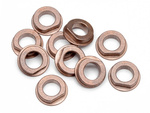#B075 Flanged Metal Bushing 6X10X3Mm (10 Pcs)