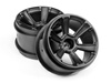 6-Shot Mt Wheel (Black/2Pcs) #115327