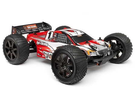 CLEAR TROPHY TRUGGY FLUX BODY W/WINDOW MASK/DECALS #101717