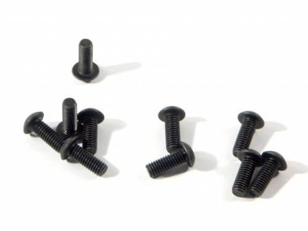 BUTTON HEAD SCREW M3x8mm (HEX SOCKET/10pcs) #Z352