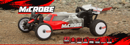 Samochód zdalnie sterowany RC #150801 Maverick Microbe 1/24th Buggy – Red Model RC Auto
