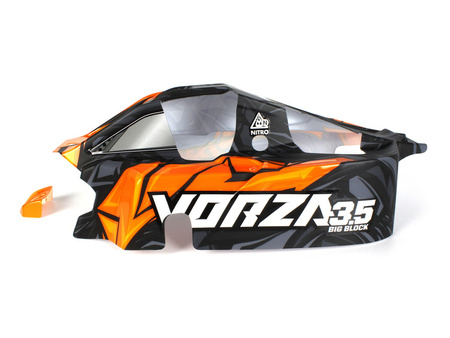 Vorza VB-2 Nitro Buggy Painted Body (Orange) #160414