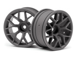 #112812 RTR Wheel 26Mm Gunmetal (6Mm Offset/2Pcs)