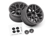 RTR WHEEL 26MM GUNMETAL (6MM OFFSET/2PCS) #112812