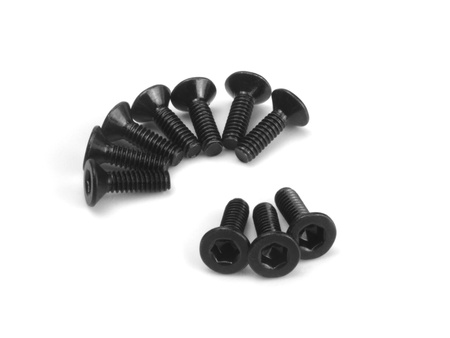 #161186 Flat Head Screw M1.7x6mm (Hex Socket/10pcs)