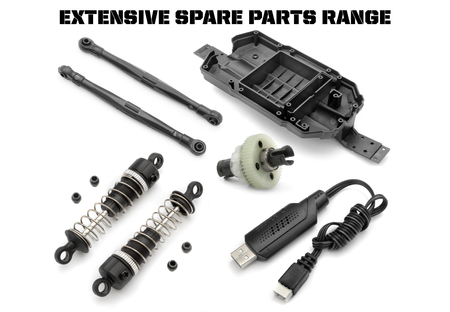 Samochód zdalnie sterowany RC #540097 Slyder ST 1/16 4WD Electric Stadium Truck - Orange Model Auto RC