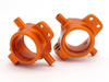 Hd Aluminum Front Hub Carrier (Orange/2Pcs) #86994