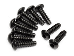 #94354 Tp. Button Head Screw M3X10Mm (Hex Socket/10Pcs)