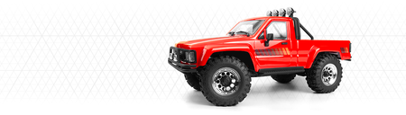 Samochód zdalnie sterowany RC #160801 Venture18 1985 Toyota Hilux SR5 - Red Model Auto RC