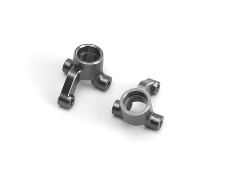 #150858 Aluminum Steering Spindle Set (Left/Right/Grey)