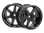 #3846 Te37 Wheel 26Mm Black (6Mm Offset)