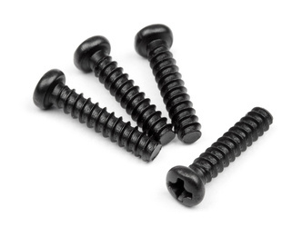 Ball Head Self-Tapping Screw 2.6x12mm (4Pcs) #MV22427