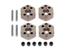 ALUMINUM LOCKING HEX WHEEL HUB (12mm/4pcs) #108020