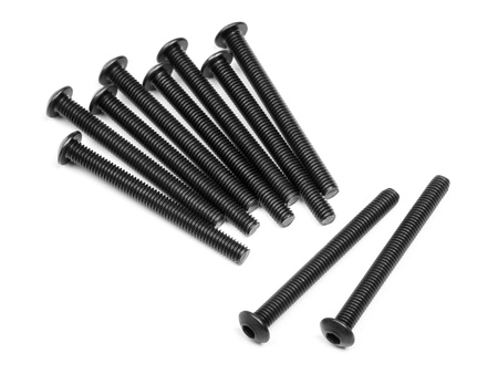 #MV29124 BUTTON HEAD SCREW M3X30MM (10PCS)