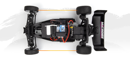 Samochód zdalnie sterowany RC #150851 Maverick Microbe 1/24th Buggy – Pink Model RC Auto