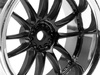 WORK XSA 02C WHEEL 26mm CHROME/BLACK (6mm OFFSET)